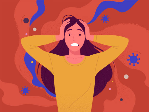 panic attack vector image