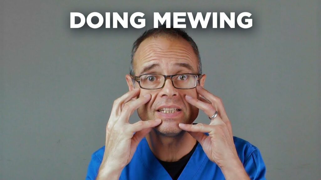 dr mike mew doing mewing